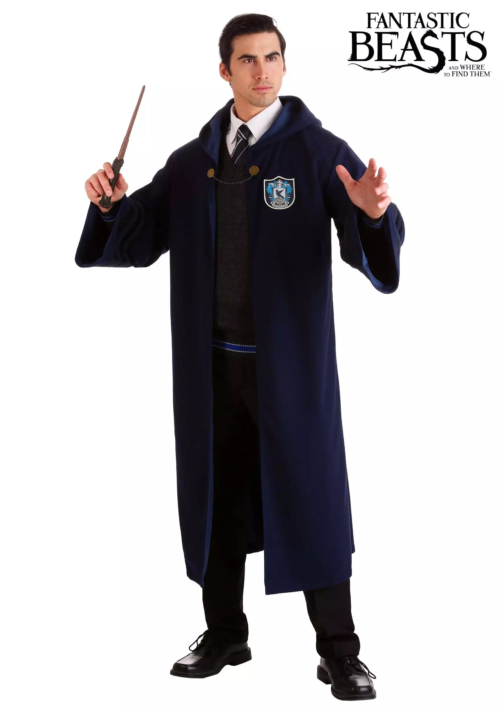 Elope Adult's Vintage Harry Potter Hogwarts Ravenclaw Robe 1 Elope Adult's Vintage Harry Potter Hogwarts Ravenclaw Robe