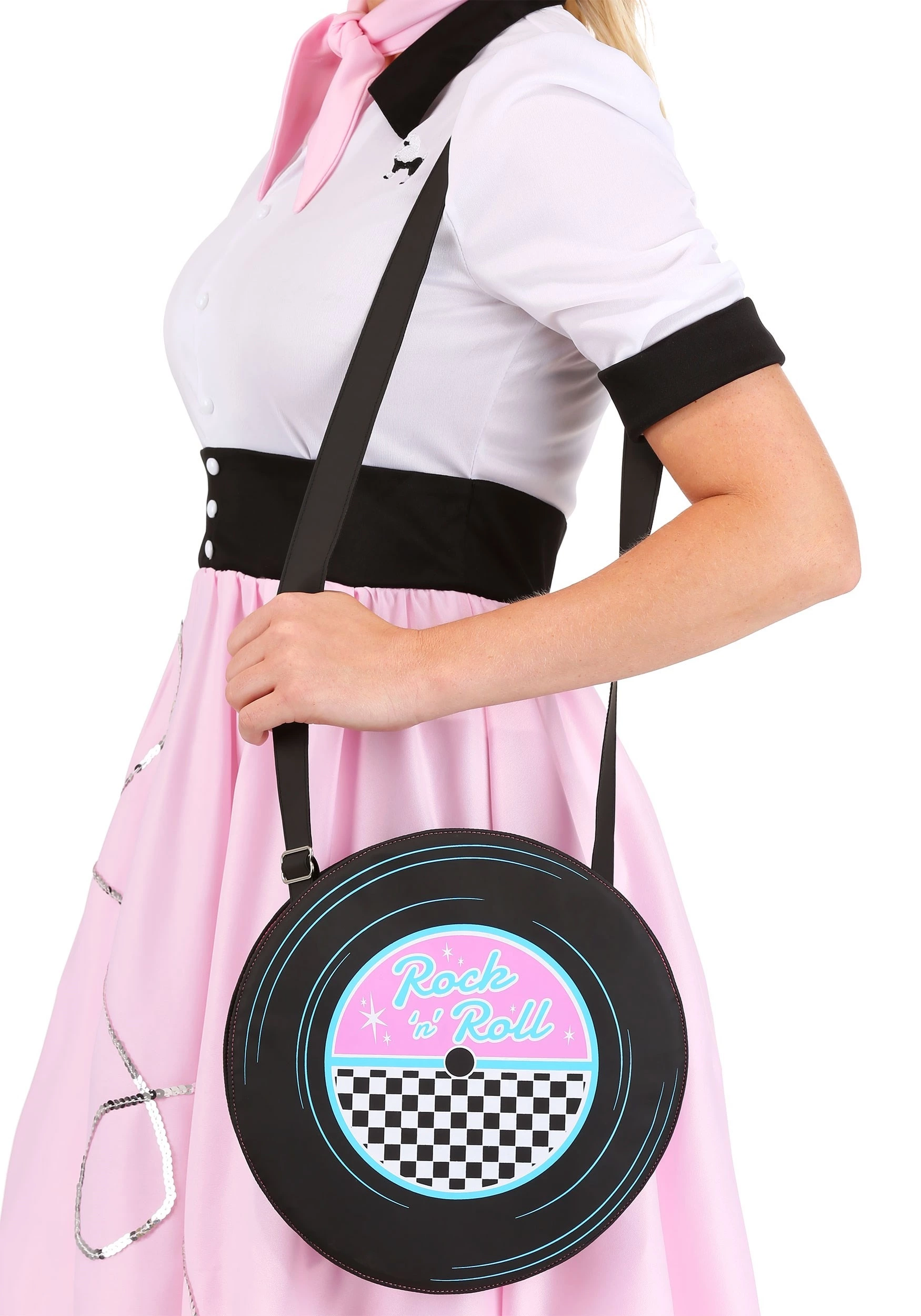 Fun Costumes Vinyl Record Handbag 2 Fun Costumes Vinyl Record Handbag - Image 2