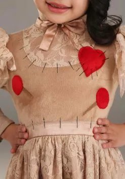 Jiangsu Theme Party Culture Co., Ltd Voodoo Doll Dress Toddler Costume -Scary Costumes store voodoo doll dress costume for toddlers alt 3