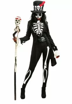 Fun Costumes Voodoo Skeleton Women's Costume