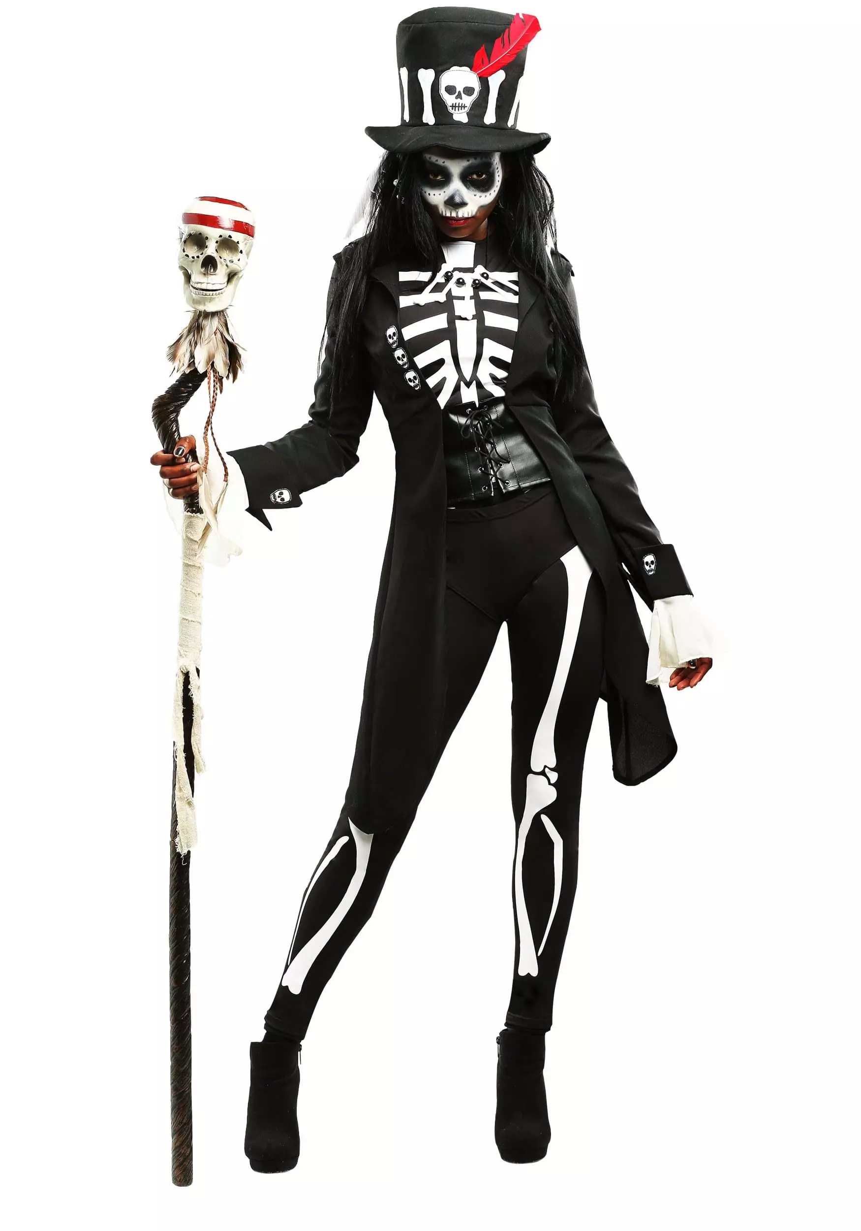 Fun Costumes Voodoo Skeleton Women's Costume 1 Fun Costumes Voodoo Skeleton Women's Costume