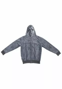 Elope Weeping Angel Men's Full Zip-Up Hoodie 9 Elope Weeping Angel Men's Full Zip-Up Hoodie -Scary Costumes store weeping angel mens full zip up hoodie alt 3