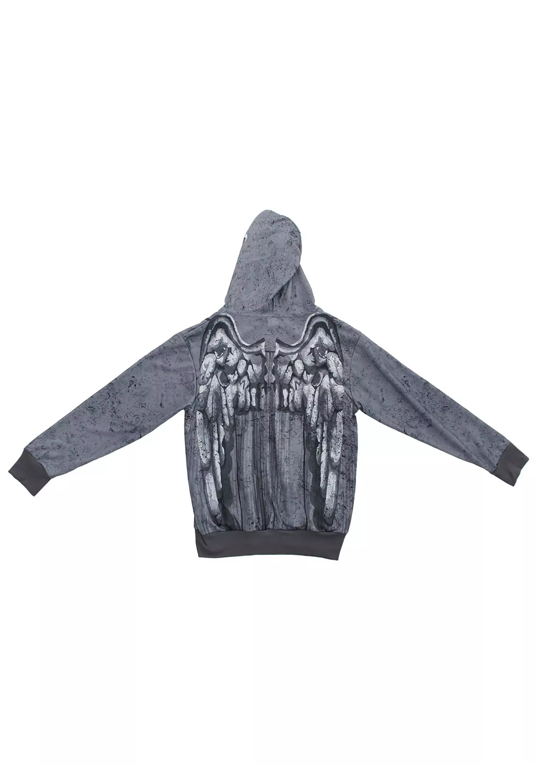 Elope Weeping Angel Men's Full Zip-Up Hoodie 5 Elope Weeping Angel Men's Full Zip-Up Hoodie - Image 5