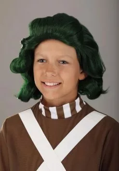 Jerry Leigh Willy Wonka Oompa Loompa Costume For Kids -Scary Costumes store willy wonka child oompa loompa costume alt 3