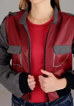 Fun Costumes Women's Back To The Future II Marty McFly Costume Jacket -Scary Costumes store womens back to the future ii marty mcfly costume alt 2