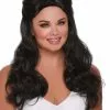 Dreamgirl Women's Black Bouffant Wig Accessory