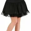 Fun Costumes Black Lace Petticoat W/ Tulle