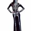 Seeing Red Women's Bone Appetit Skeleton Long Dress Costume