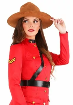 Fun Costumes RCMP Women's Canadian Mountie Costume -Scary Costumes store womens canadian mountie costume alt1