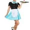 Fun Costumes Car Hop Waitress Costume For Women