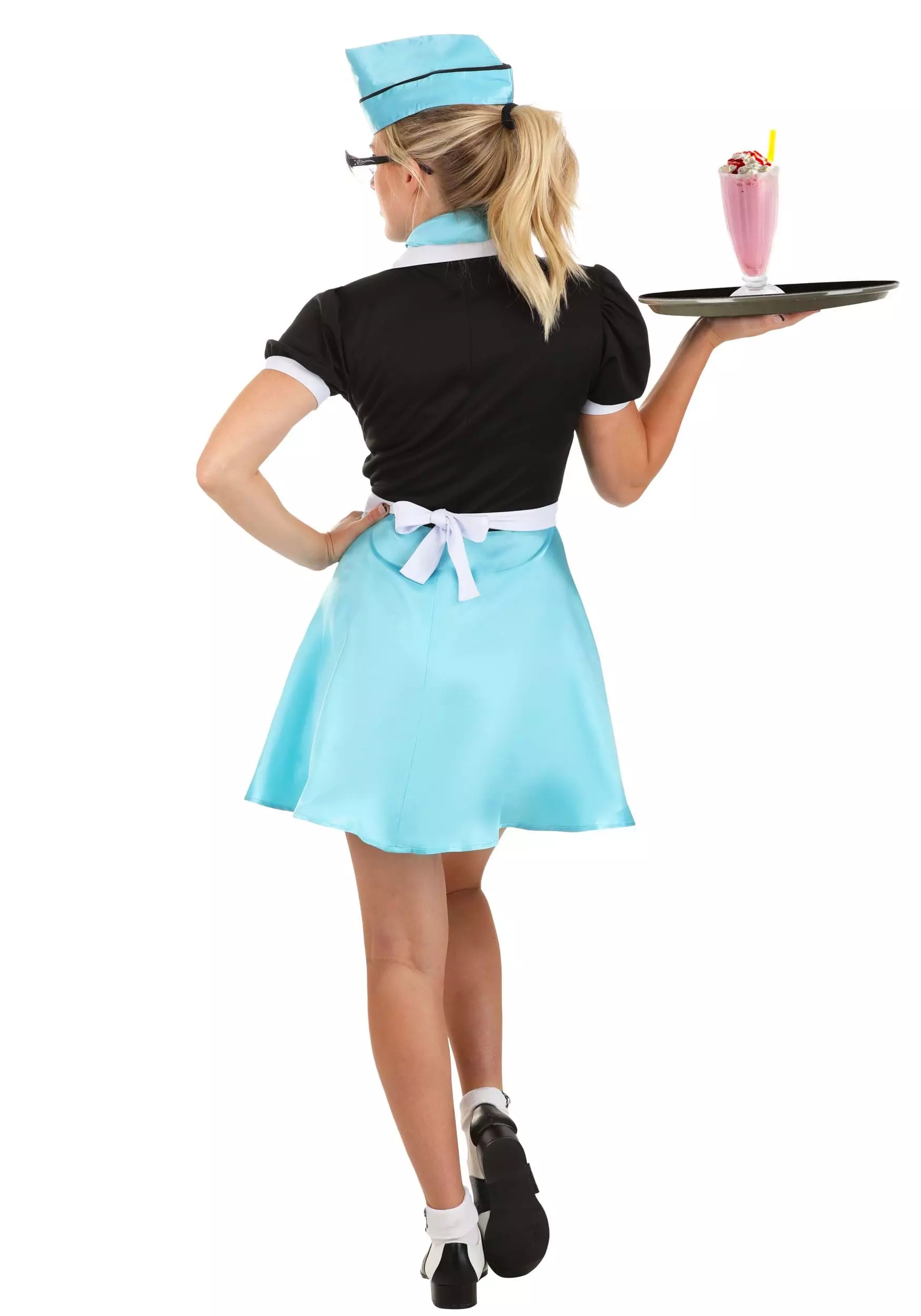 Fun Costumes Car Hop Waitress Costume For Women 2 Fun Costumes Car Hop Waitress Costume For Women - Image 2