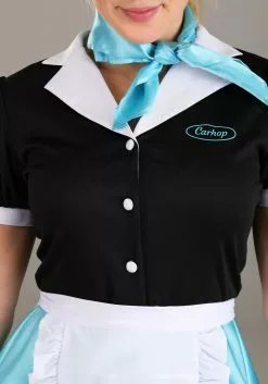 Fun Costumes Car Hop Waitress Costume For Women 9 Fun Costumes Car Hop Waitress Costume For Women -Scary Costumes store womens car hop waitress costume alt 4