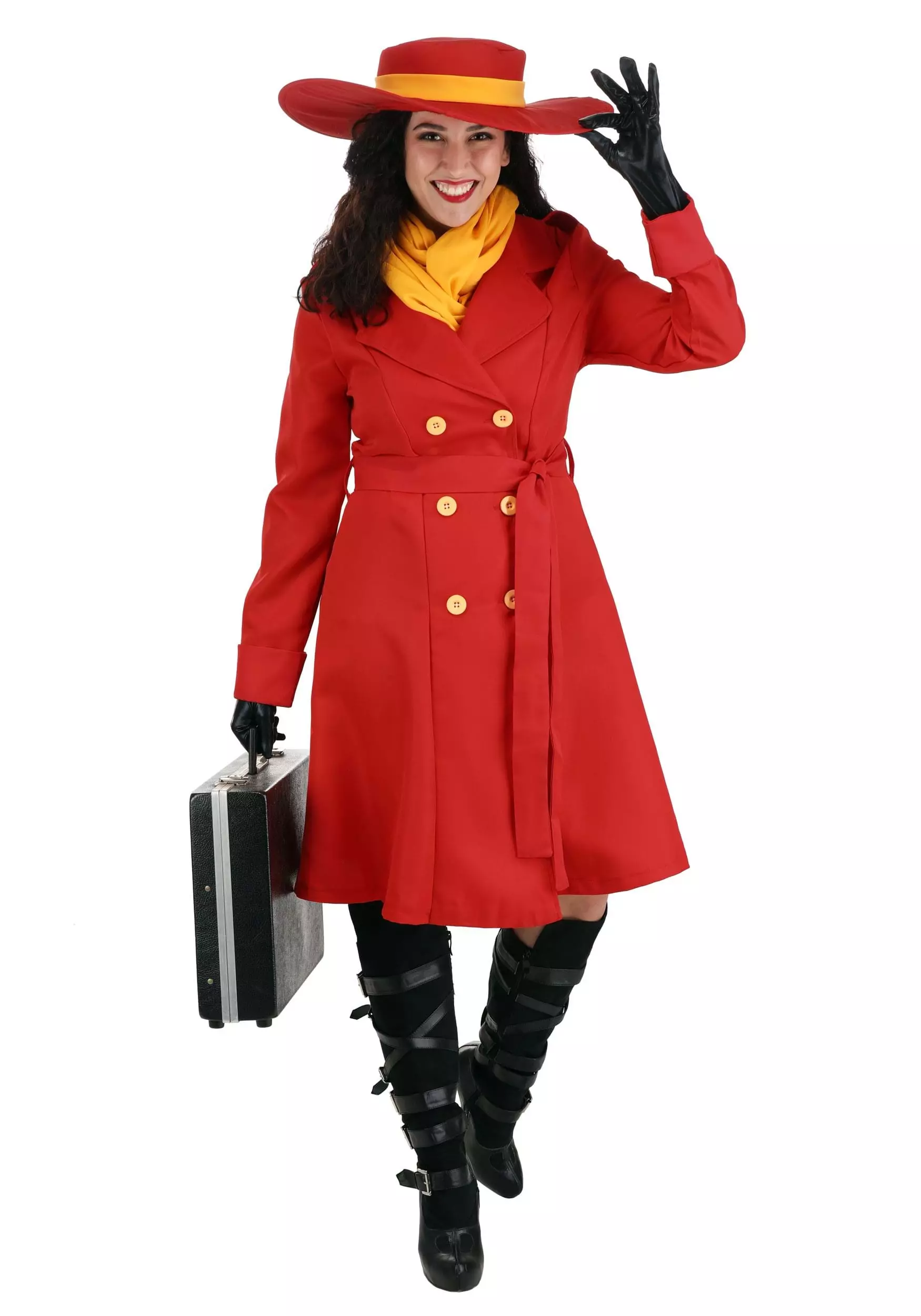 Fun Costumes Women's Carmen Sandiego Costume 2 Fun Costumes Women's Carmen Sandiego Costume - Image 2
