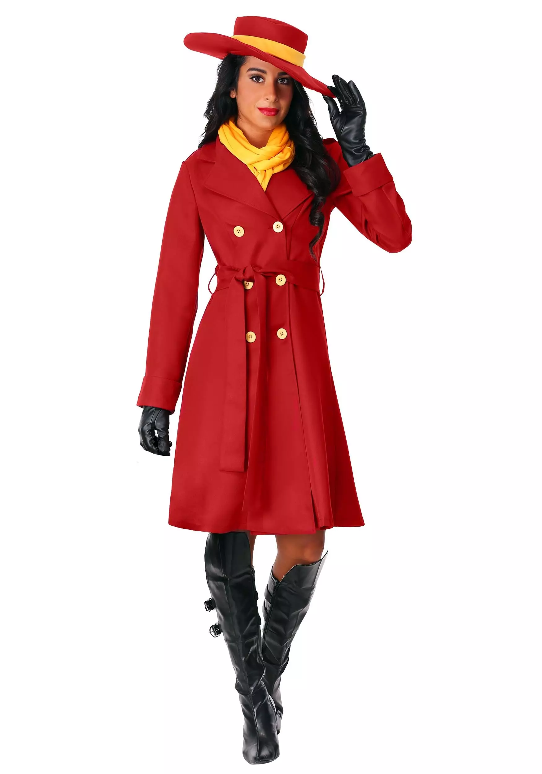 Fun Costumes Women's Carmen Sandiego Costume 6 Fun Costumes Women's Carmen Sandiego Costume - Image 6