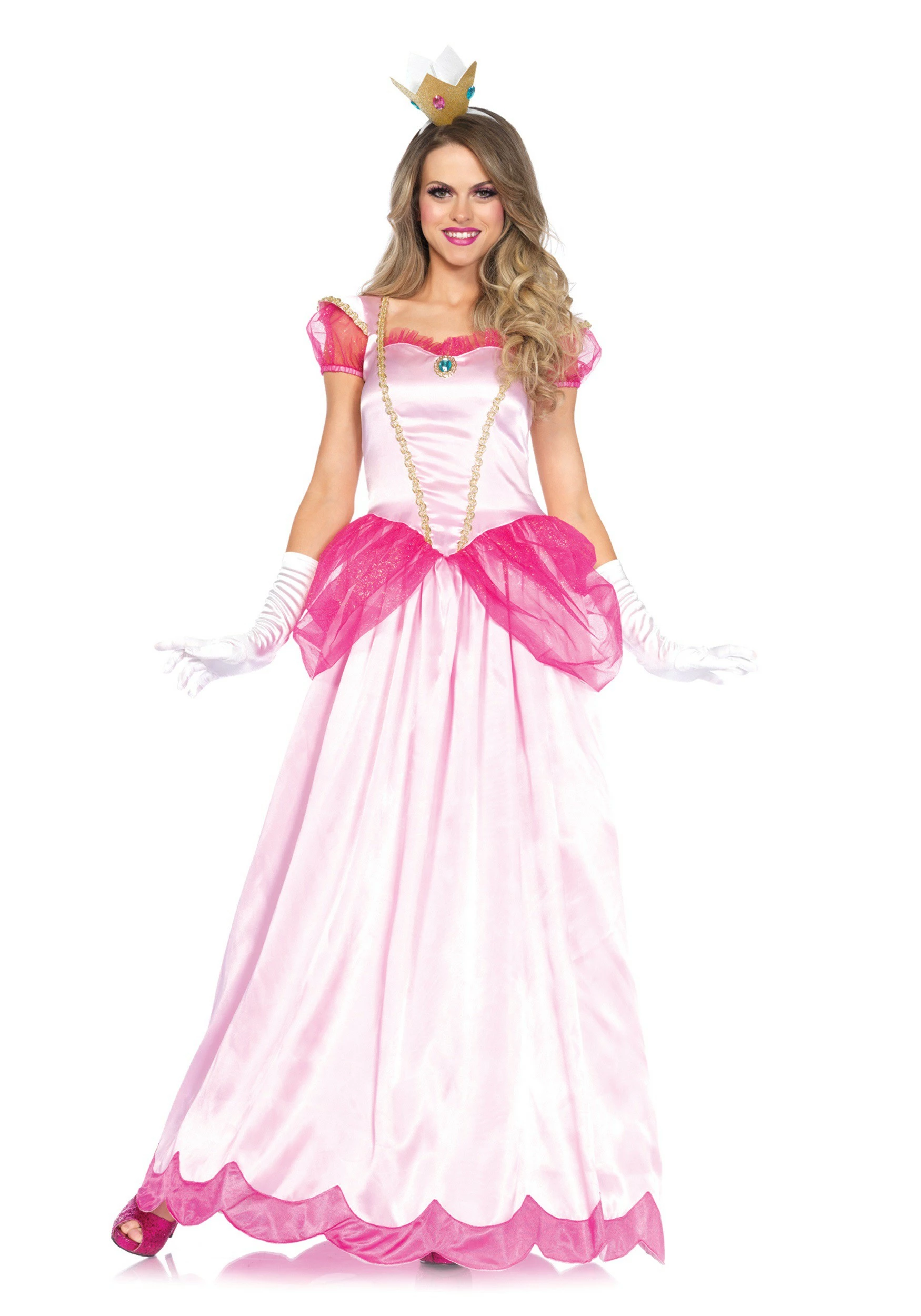LEG AVENUE Classic Pink Princess Costume For Women 1 LEG AVENUE Classic Pink Princess Costume For Women