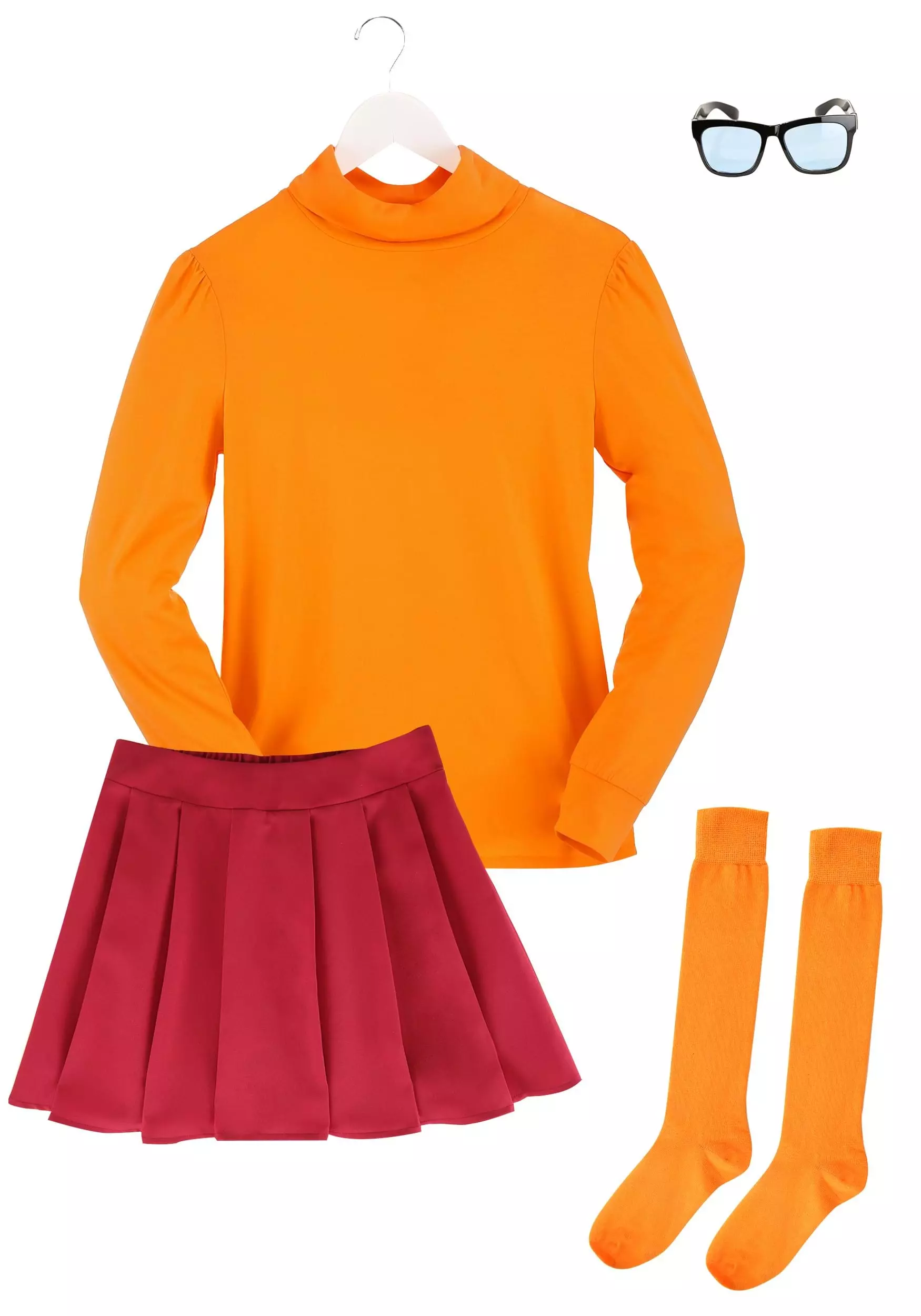 Jerry Leigh Classic Scooby-Doo Velma Costume For Women 7 Jerry Leigh Classic Scooby-Doo Velma Costume For Women - Image 7