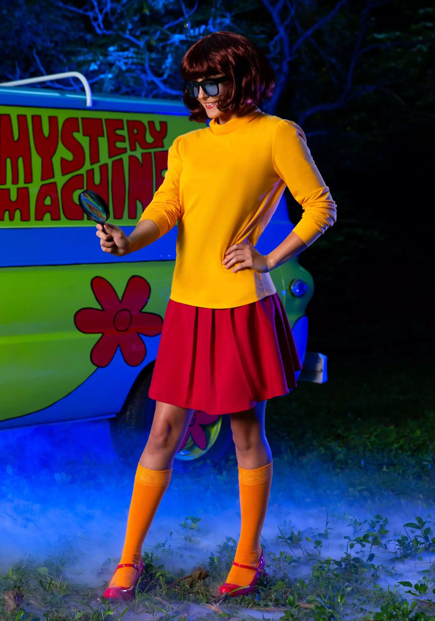 Jerry Leigh Classic Scooby-Doo Velma Costume For Women 9 Jerry Leigh Classic Scooby-Doo Velma Costume For Women - Image 9