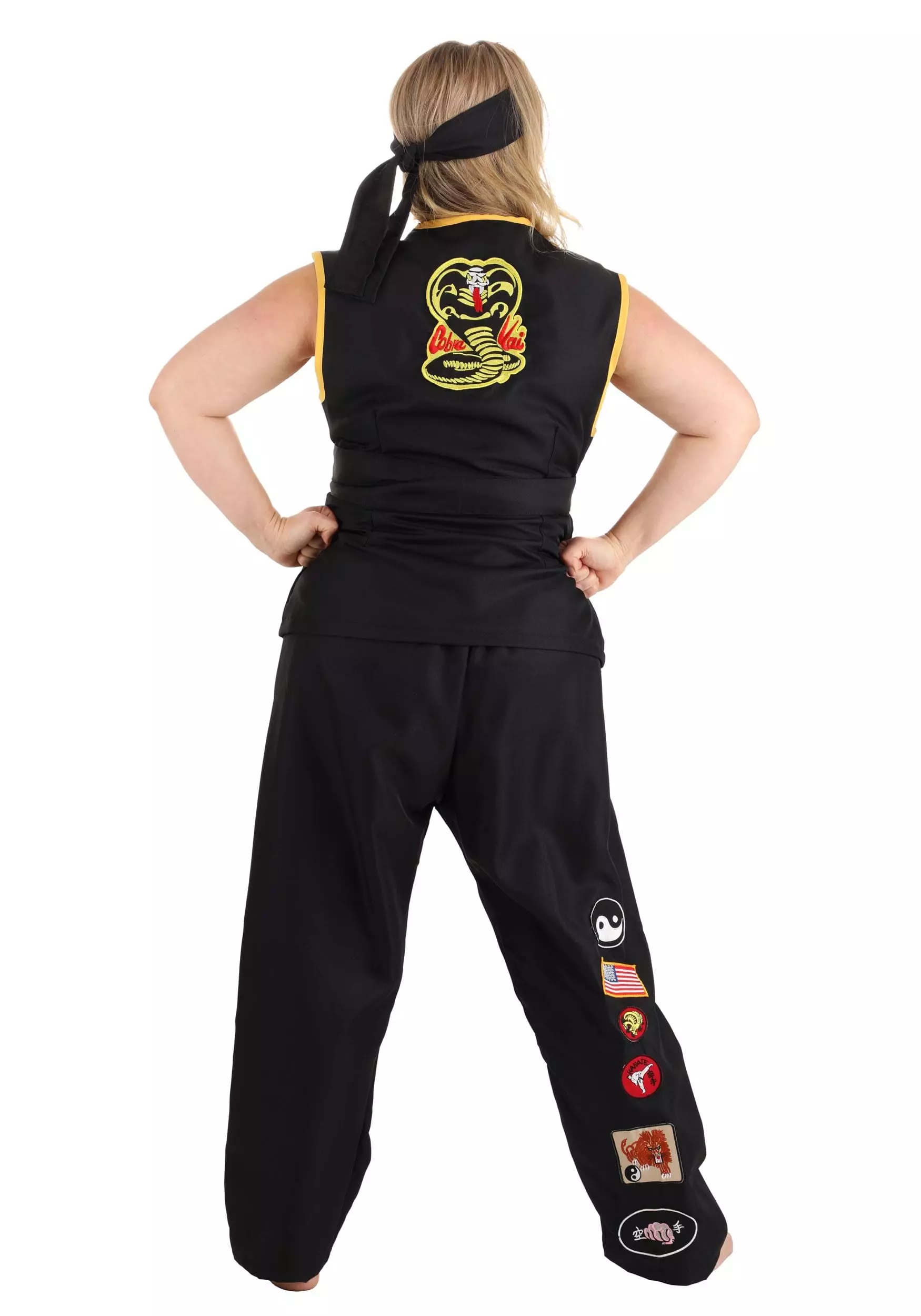 Fun Costumes Cobra Kai Costume For Women 3 Fun Costumes Cobra Kai Costume For Women - Image 3