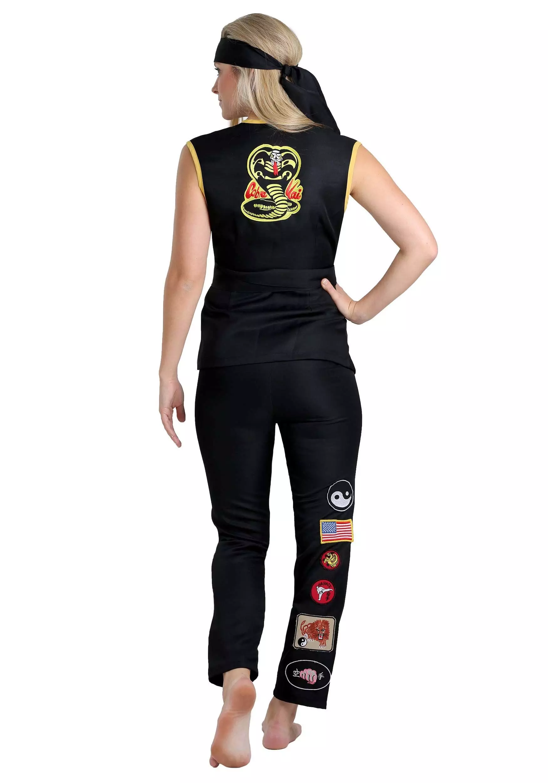 Fun Costumes Cobra Kai Costume For Women 5 Fun Costumes Cobra Kai Costume For Women - Image 5