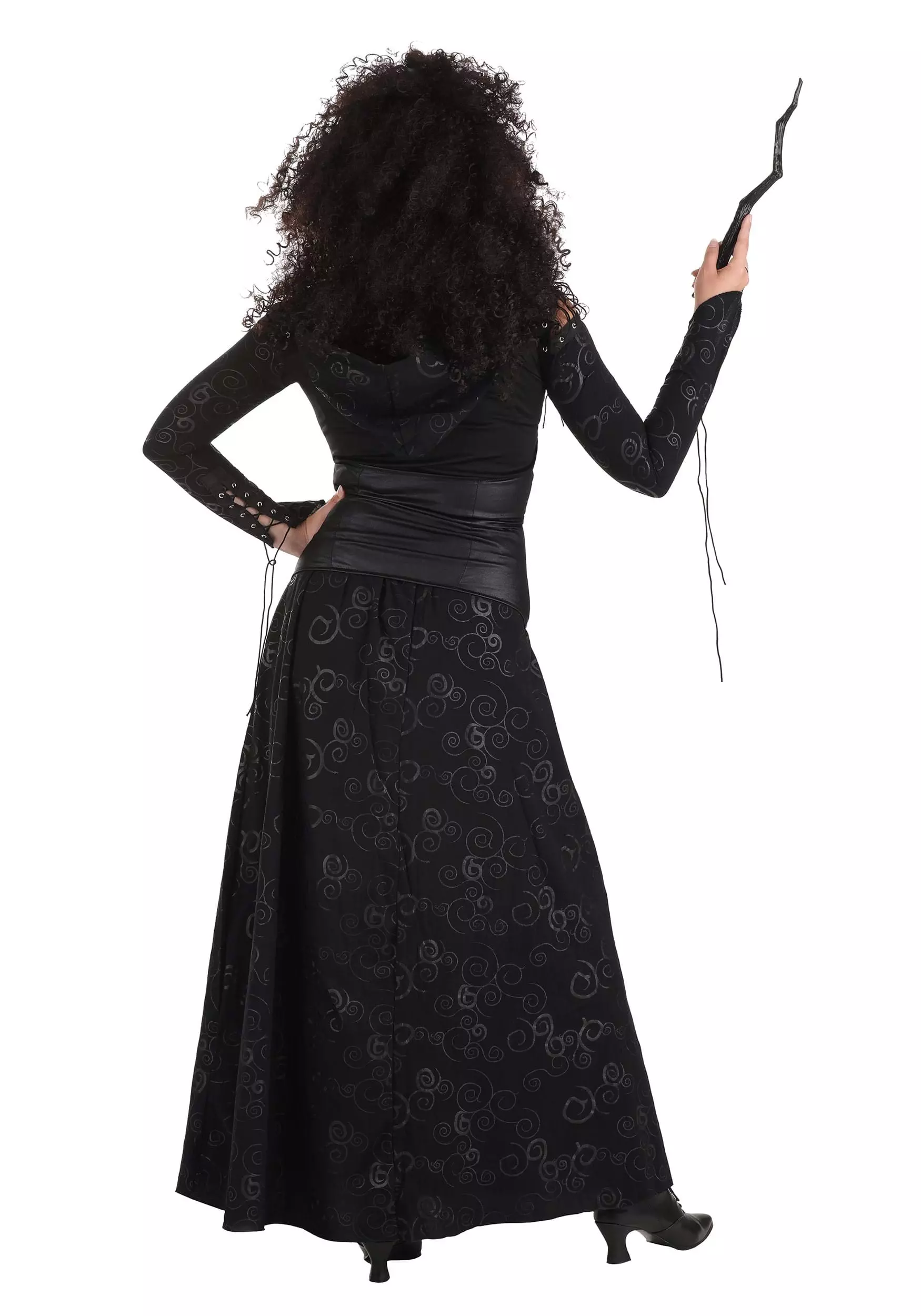 Jerry Leigh Harry Potter Women's Deluxe Bellatrix Costume 2 Jerry Leigh Harry Potter Women's Deluxe Bellatrix Costume - Image 2
