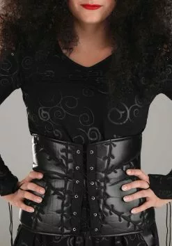 Jerry Leigh Harry Potter Women's Deluxe Bellatrix Costume 10 Jerry Leigh Harry Potter Women's Deluxe Bellatrix Costume -Scary Costumes store womens deluxe harry potter bellatrix costume alt 3