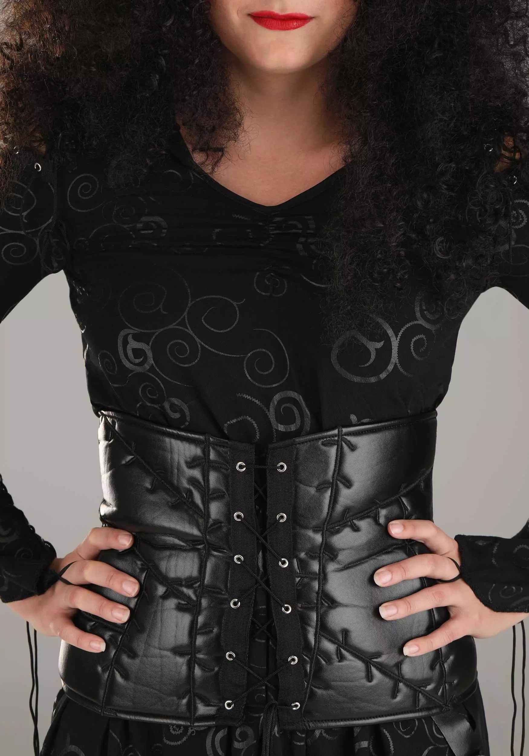 Jerry Leigh Harry Potter Women's Deluxe Bellatrix Costume 4 Jerry Leigh Harry Potter Women's Deluxe Bellatrix Costume - Image 4