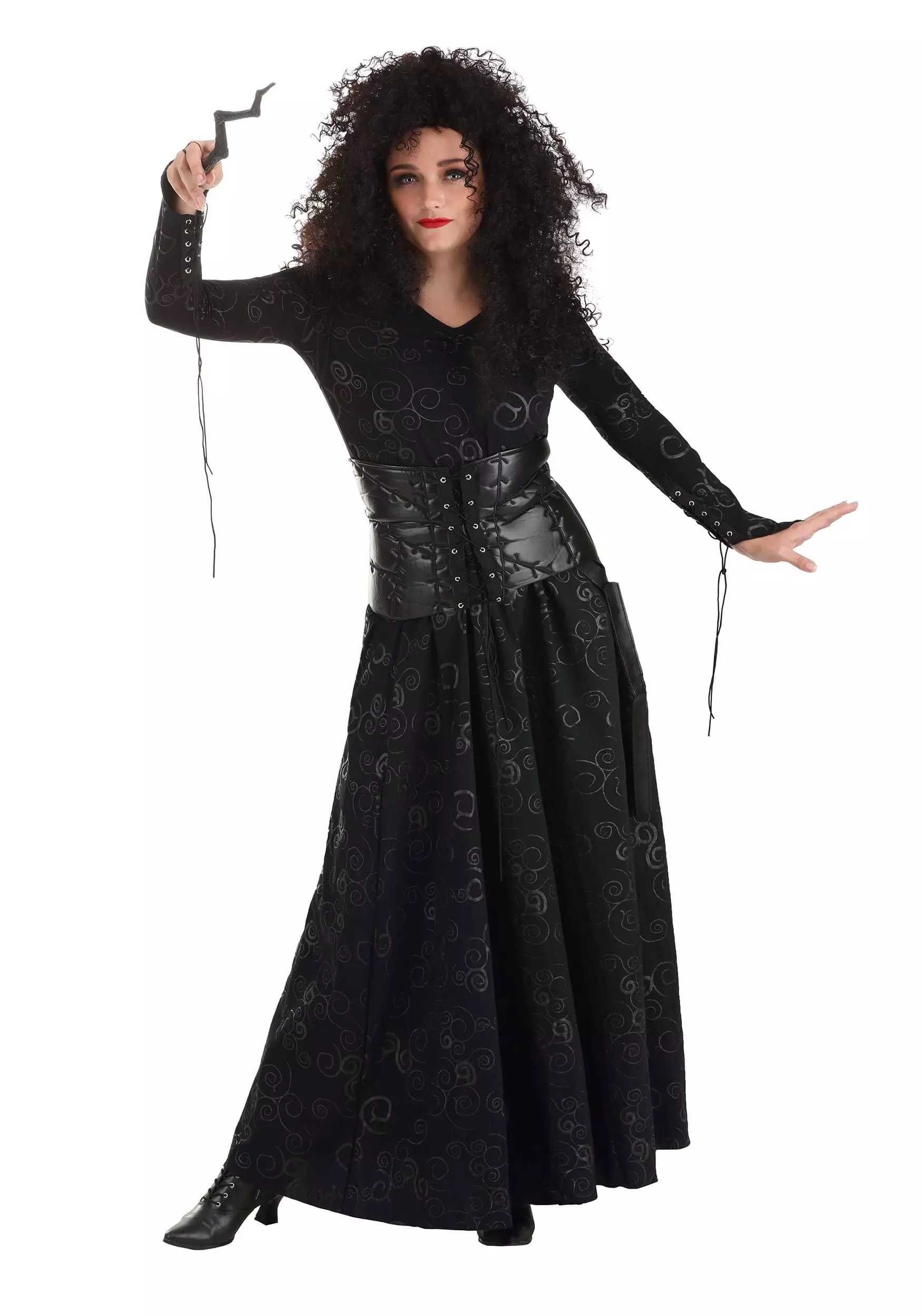 Jerry Leigh Harry Potter Women's Deluxe Bellatrix Costume 1 Jerry Leigh Harry Potter Women's Deluxe Bellatrix Costume