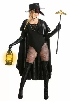 Fun Costumes Women's Eerie Plague Doctor Costume