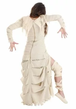 Partytime Costume & Lingerie (Yiwu) Factory Women's Full Length Mummy Costume 8 Partytime Costume & Lingerie (Yiwu) Factory Women's Full Length Mummy Costume -Scary Costumes store womens full length mummy alt 2