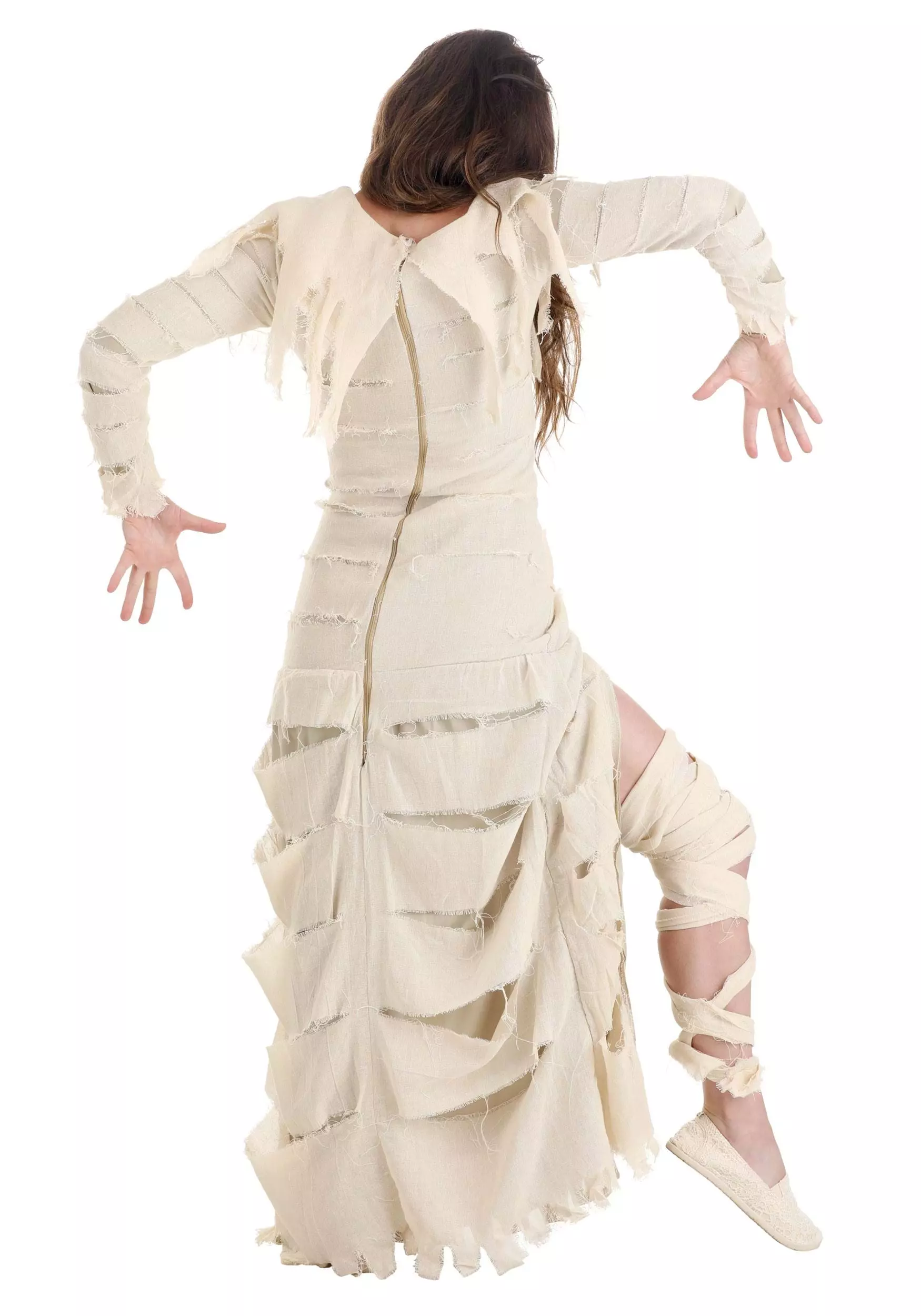 Partytime Costume & Lingerie (Yiwu) Factory Women's Full Length Mummy Costume 3 Partytime Costume & Lingerie (Yiwu) Factory Women's Full Length Mummy Costume - Image 3