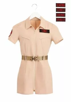 Armada Ghostbusters Shirt Dress Costume For Women 17 Armada Ghostbusters Shirt Dress Costume For Women -Scary Costumes store womens ghostbusters shirt dress costume alt 8