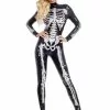 Party King Glamorous Skeletal Beauty Women's Costume