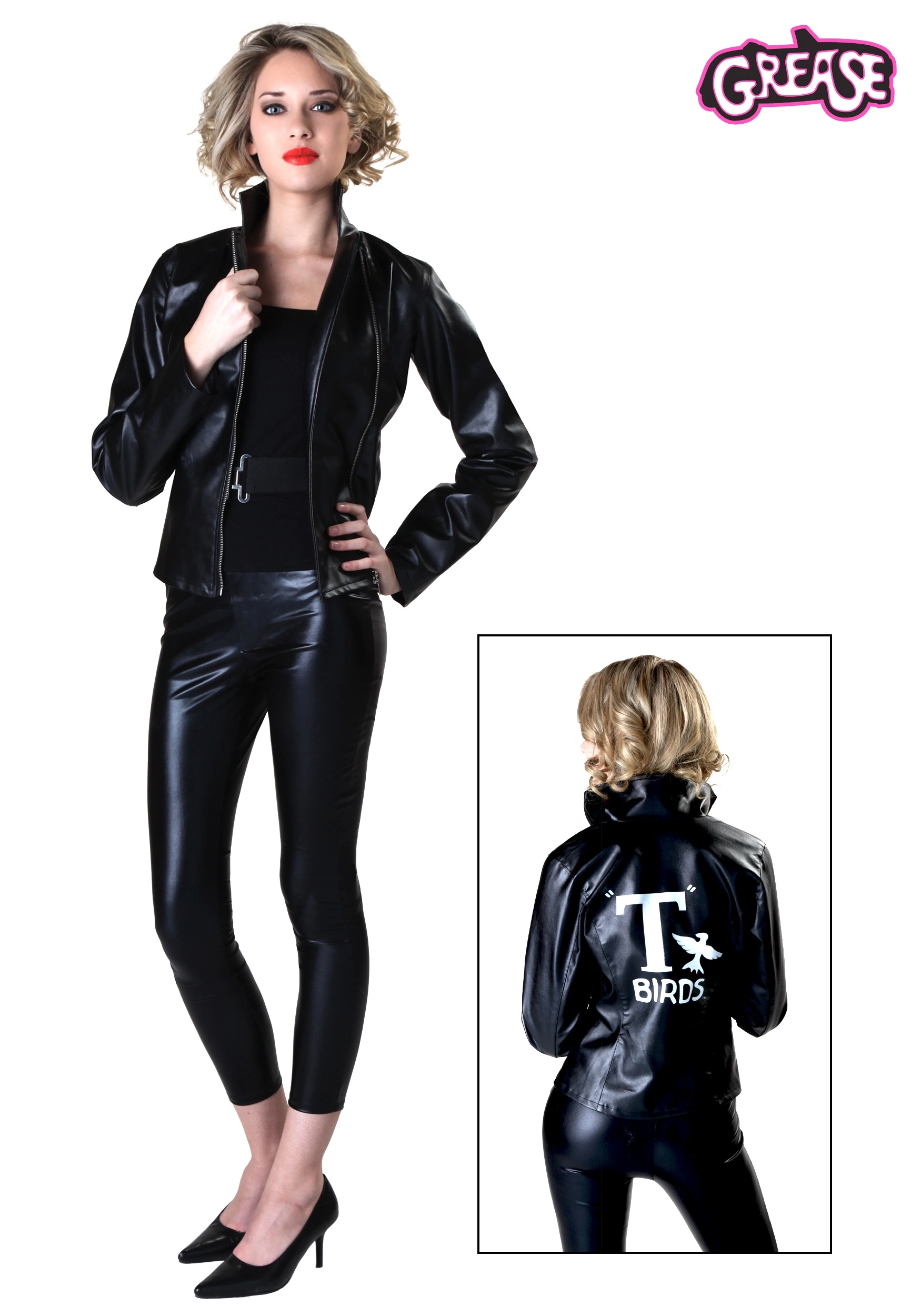 Fun Costumes Grease T-Birds Costume Jacket For Women 1 Fun Costumes Grease T-Birds Costume Jacket For Women