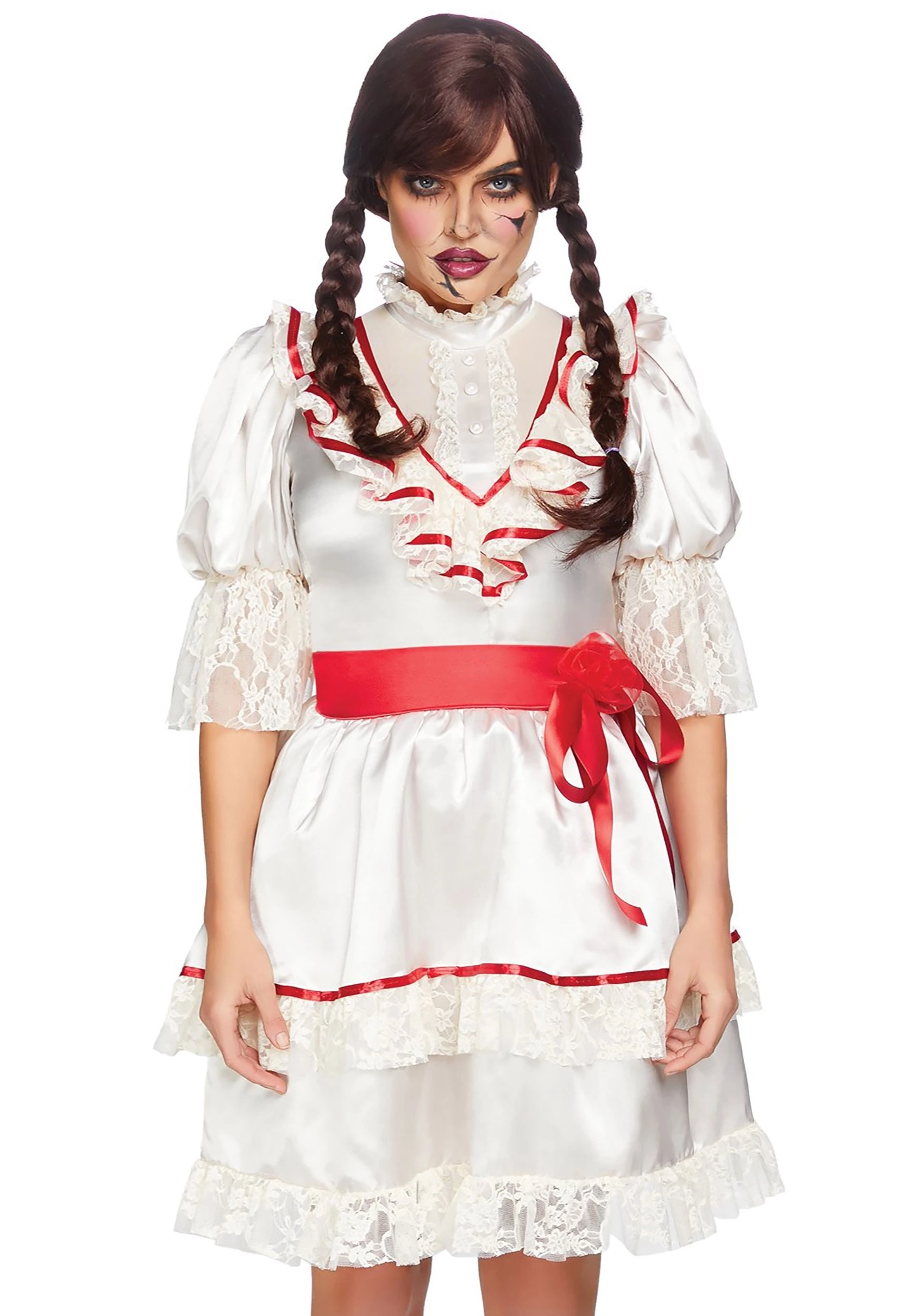 LEG AVENUE Women's Haunted Doll Dress Costume 3 LEG AVENUE Women's Haunted Doll Dress Costume - Image 3