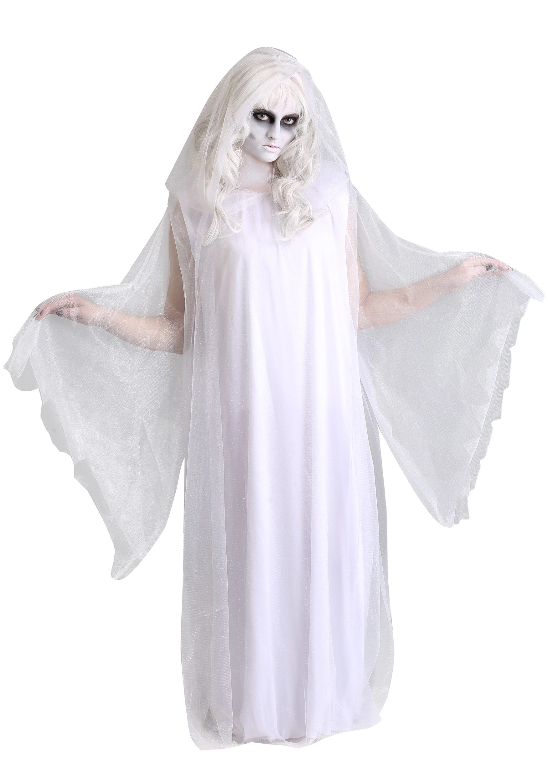 Boloparty Women's Haunting Ghost Costume 2 Boloparty Women's Haunting Ghost Costume - Image 2