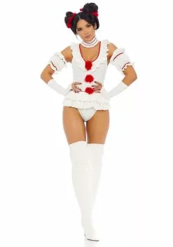 Forplay Let's Play A Game Clown Costume For Women