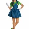 Disguise Women's Luigi Dress Costume