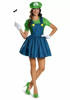 Disguise Women's Luigi Dress Costume