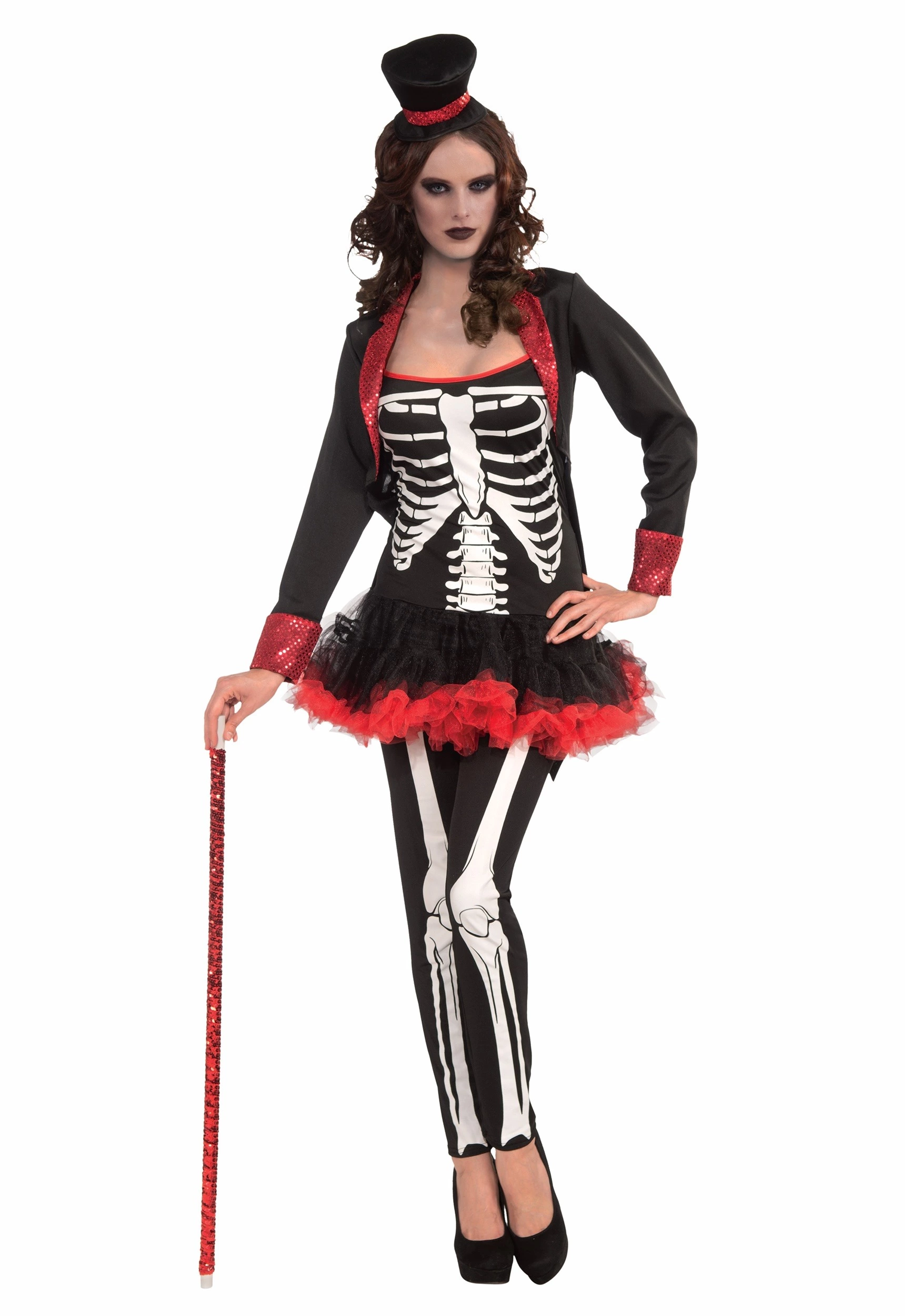 Forum Novelties, Inc Ms. Bone Jangles Costume For Women 1 Forum Novelties, Inc Ms. Bone Jangles Costume For Women