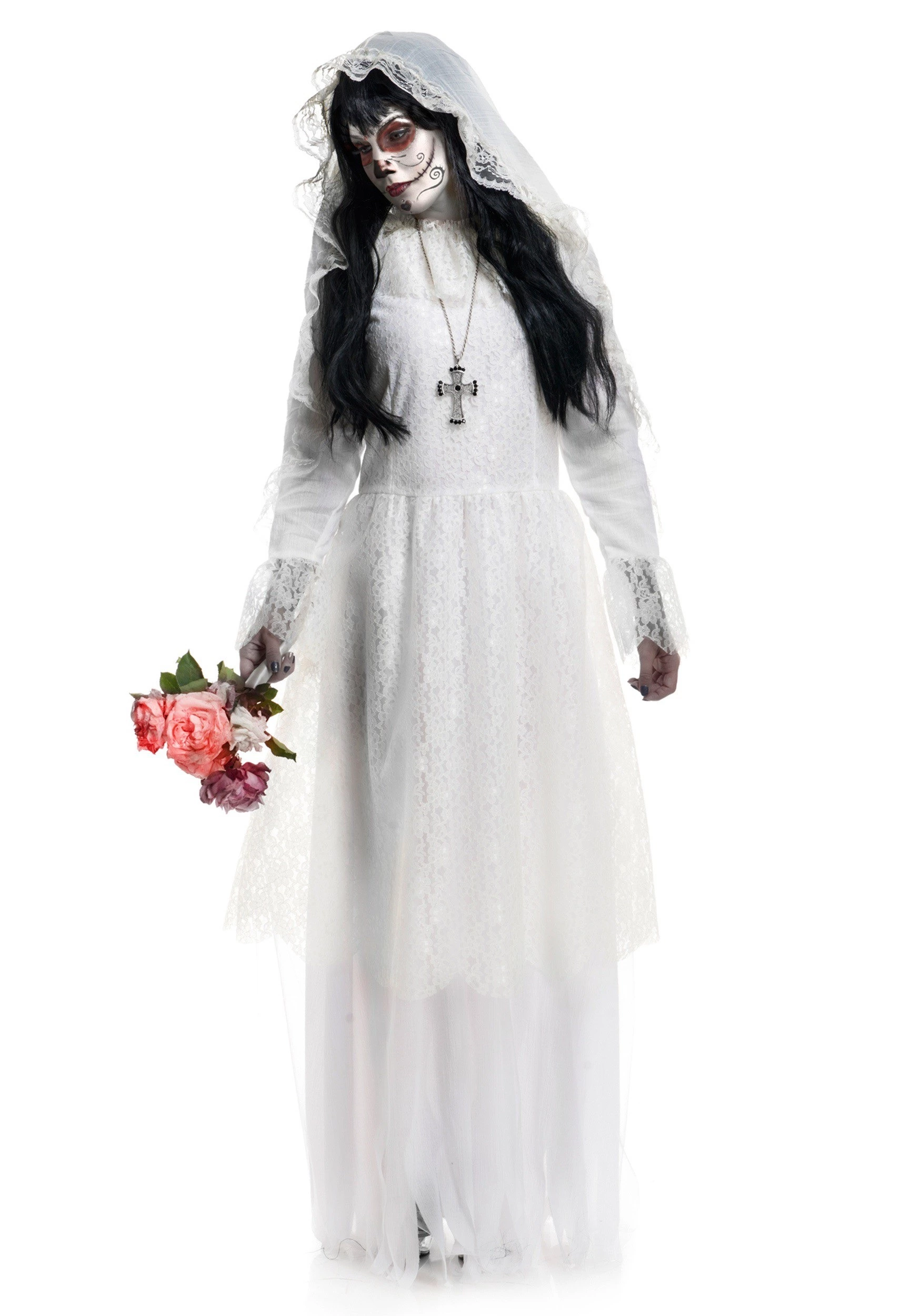 Charades Womens Nightshade Bride Costume 1 Charades Womens Nightshade Bride Costume