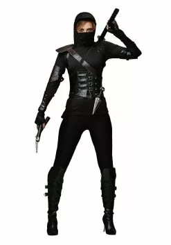 Fun Costumes Ninja Assassin Costume For Women -Scary Costumes store womens ninja assassin alt 4