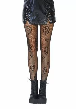 LEG AVENUE Women's Occult Net Tights