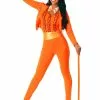 Fun Costumes Orange Tuxedo Costume For Women