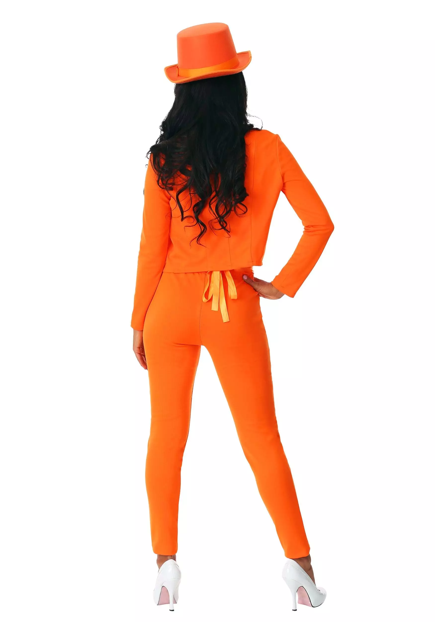 Fun Costumes Orange Tuxedo Costume For Women 2 Fun Costumes Orange Tuxedo Costume For Women - Image 2