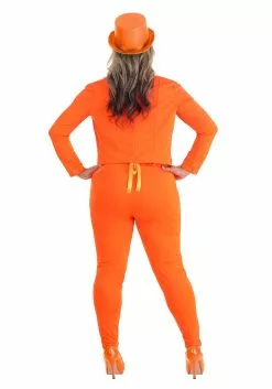 Fun Costumes Orange Tuxedo Costume For Women 7 Fun Costumes Orange Tuxedo Costume For Women -Scary Costumes store womens orange tuxedo costume alt 3