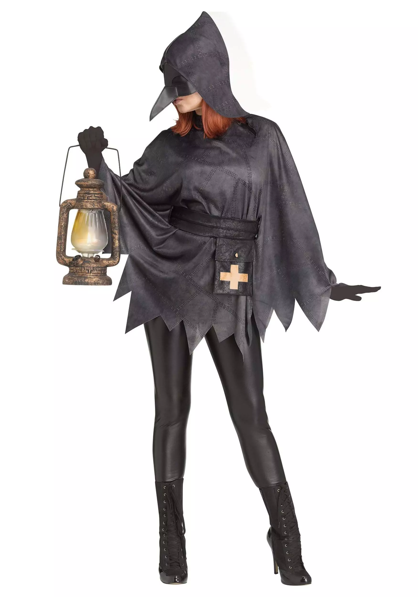 Fun World Plague Doctor Women's Poncho Costumes 1 Fun World Plague Doctor Women's Poncho Costumes