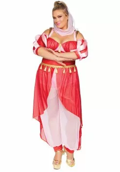 LEG AVENUE Women's Plus Size Dreamy Genie Costume