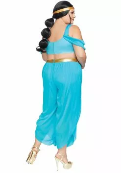 LEG AVENUE Women's Plus Size Sexy Desert Princess Costume 5 LEG AVENUE Women's Plus Size Sexy Desert Princess Costume -Scary Costumes store womens plus sexy desert princess costume alt 2