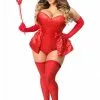 Daisy Corsets Plus Size 5 PC Devilicious Corset Costume For Women