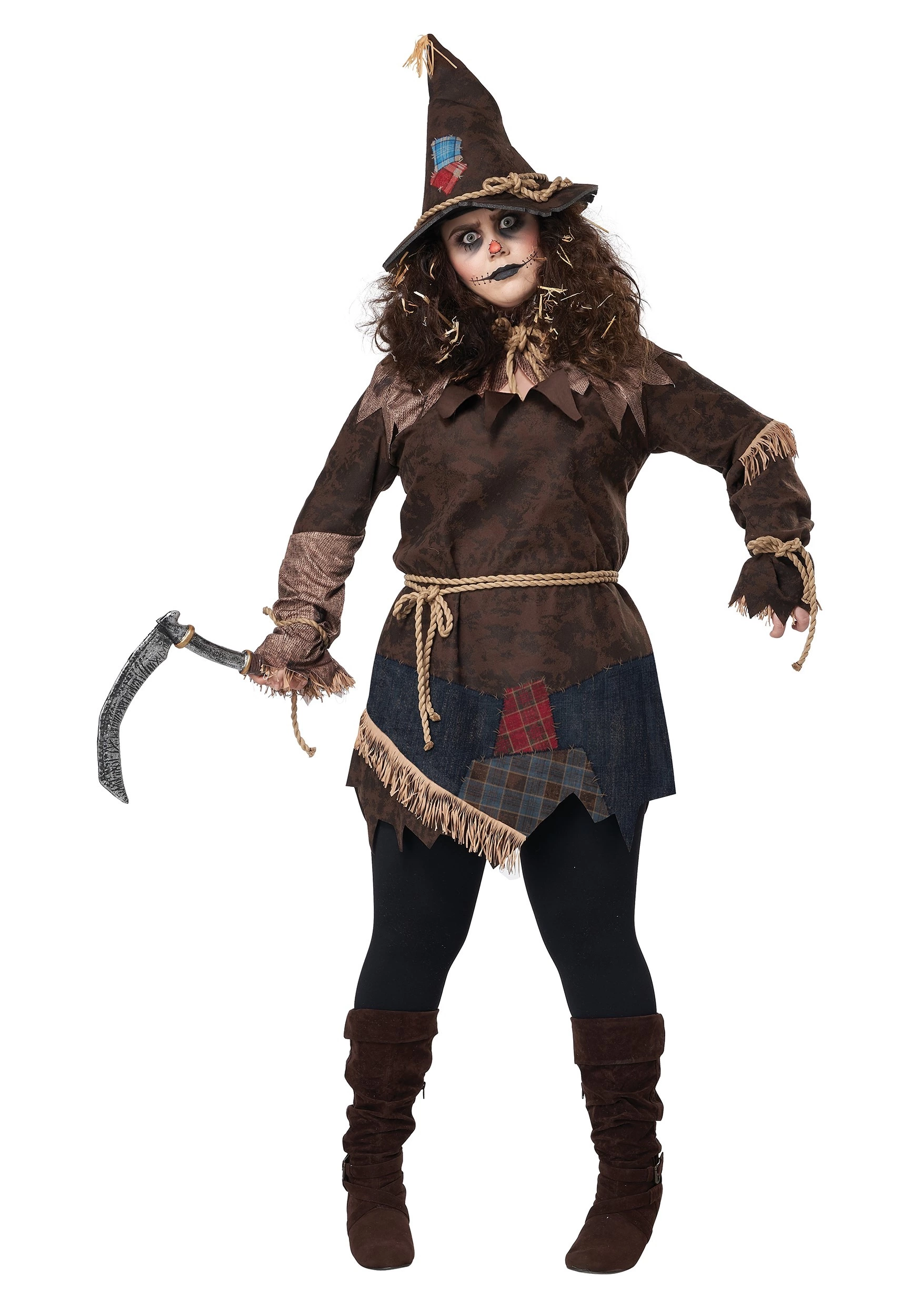 California Costume Collection Plus Size Creepy Scarecrow Costume For Women 1 California Costume Collection Plus Size Creepy Scarecrow Costume For Women